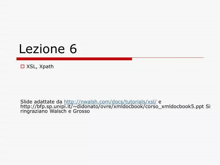 lezione 6