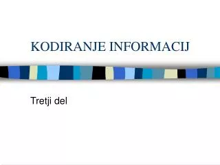 kodiranje informacij