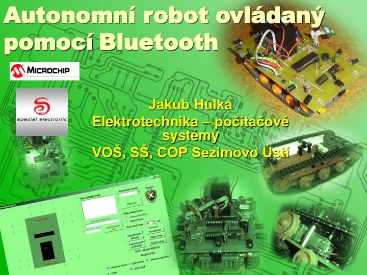 autonomn robot ovl dan pomoc bluetooth