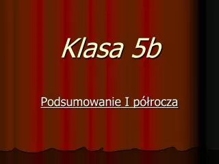 klasa 5b
