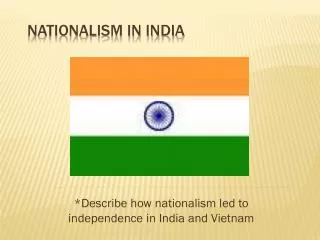 Nationalism in India