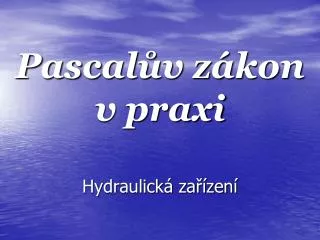 pascal v z kon v praxi