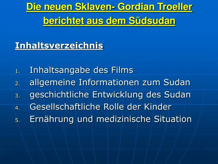 die neuen sklaven gordian troeller berichtet aus dem s dsudan