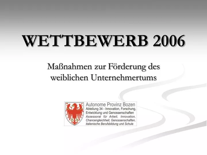 wettbewerb 2006