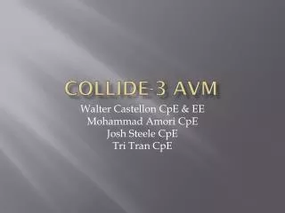 COLLIDE-3 AVM