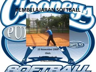 pembelajaran softball
