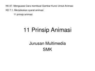11 prinsip animasi