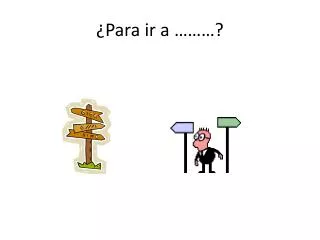 para ir a