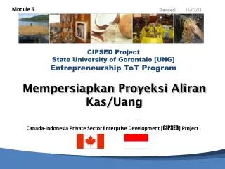mempersiapkan proyeksi aliran kas uang