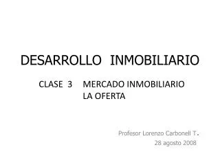 desarrollo inmobiliario