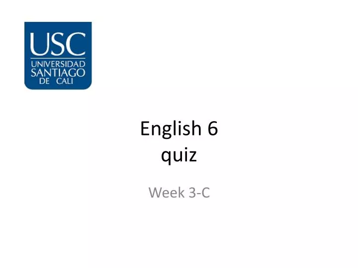 english 6 quiz