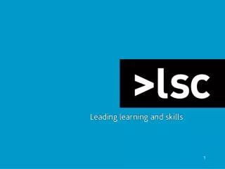 Skills for jobs Wesley Clark Policy Advisor -Employability LSC London Region