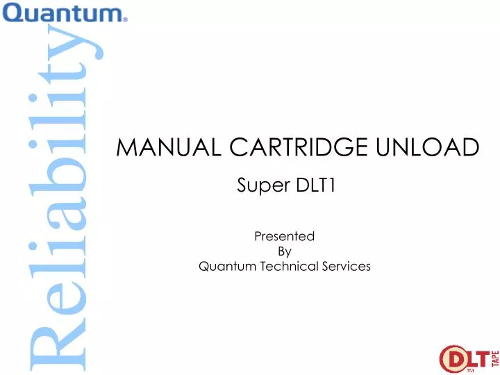 manual cartridge unload
