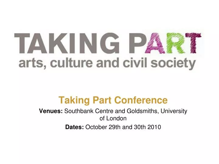 taking part conference open spaces summary