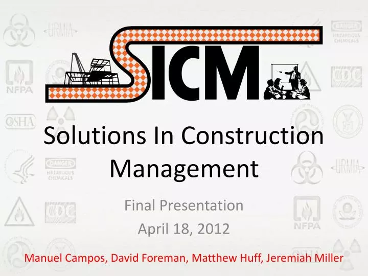 solutions in construction management