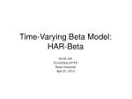 Time-Varying Beta Model: HAR-Beta - slide 1