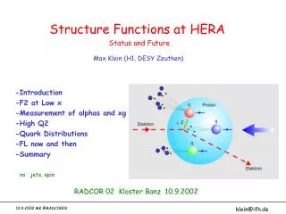 Structure Functions at HERA