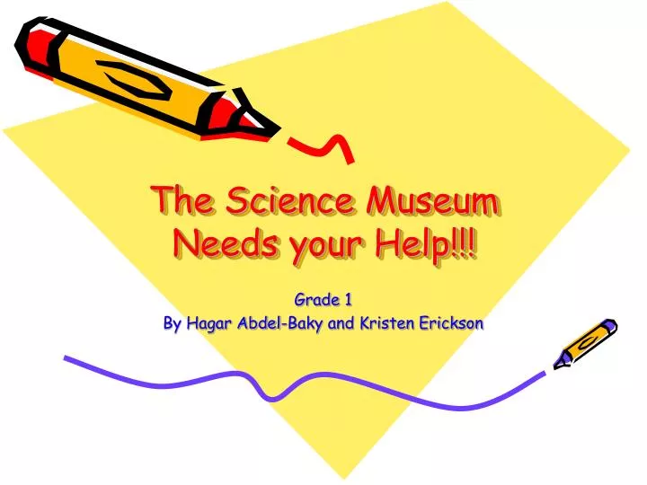 the science museum needs your help