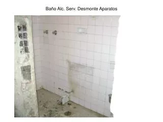 ba o alc serv desmonte aparatos