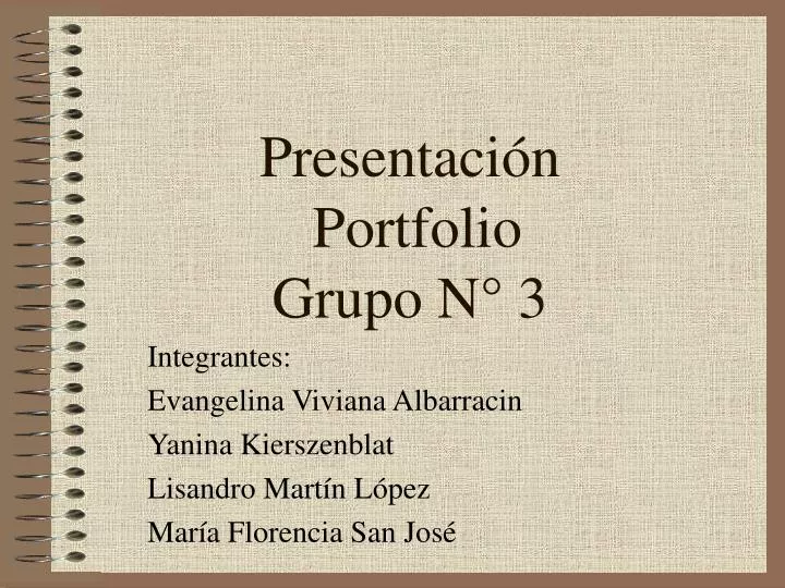 presentaci n portfolio grupo n 3