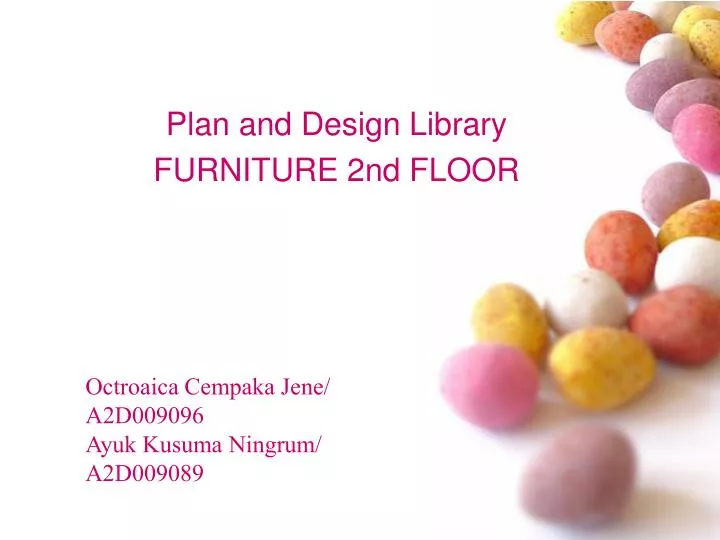 plan and design library furniture 2nd floor