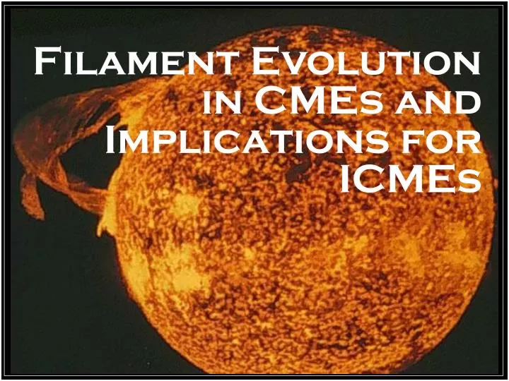 filament evolution in cmes and implications for icmes