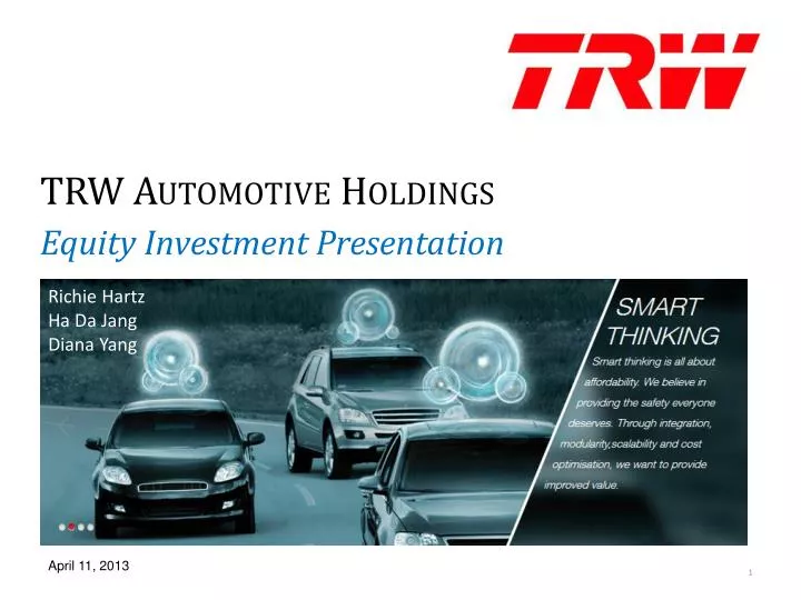 trw automotive holdings
