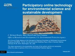 Participatory online technology for environmental science and sustainable development