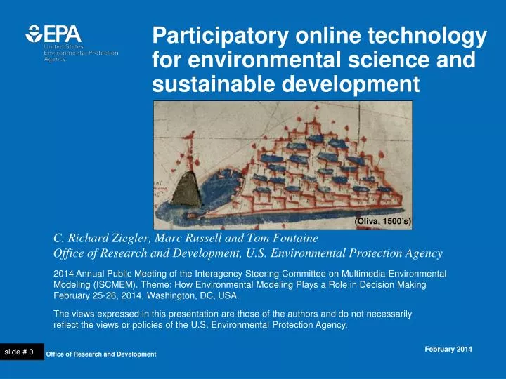 participatory online technology for environmental science and sustainable development
