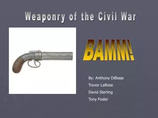 Weaponry of the Civil War