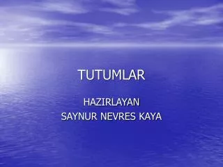tutumlar