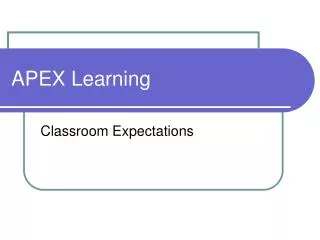 APEX Learning