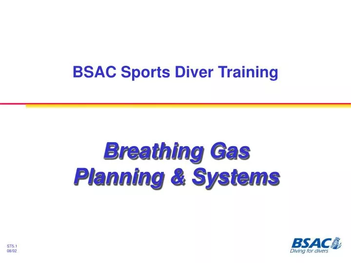 bsac sports diver training
