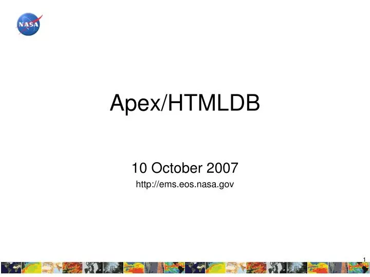 apex htmldb