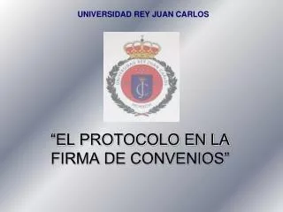 el protocolo en la firma de convenios