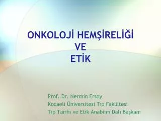 onkoloj hem rel ve et k