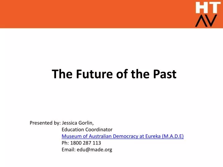 the future of the past