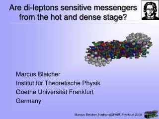 Are di-leptons sensitive messengers from the hot and dense stage?