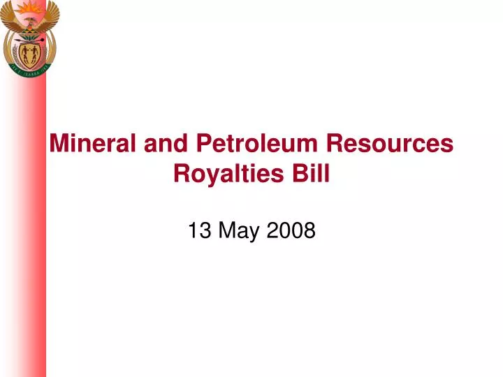 mineral and petroleum resources royalties bill