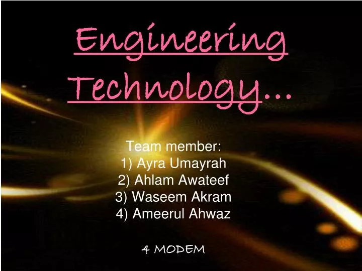 engineering technology