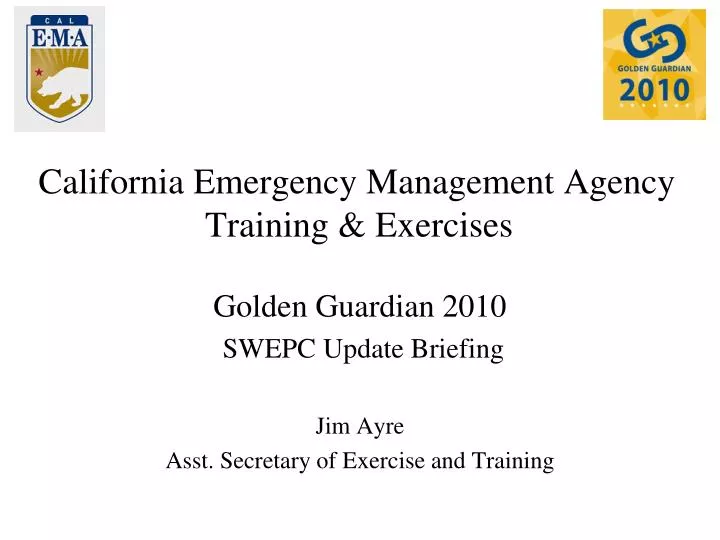 california emergency management agency training exercises