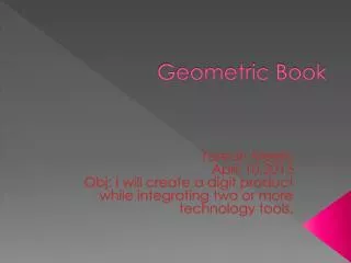 Geometric Book