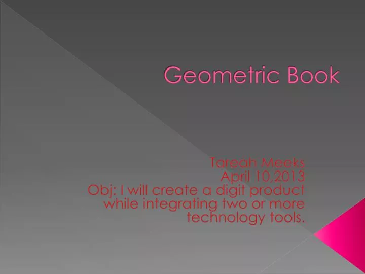geometric book