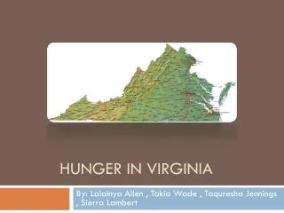 Hunger in Virginia