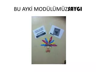 bu ayk mod l m z saygi