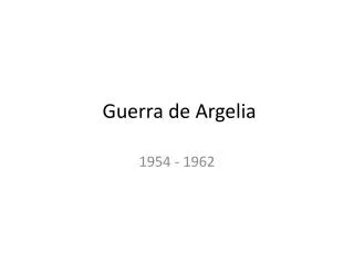 guerra de argelia
