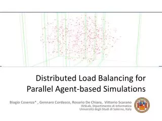 Distributed Load Balancing for Parallel Agent-based Simulations