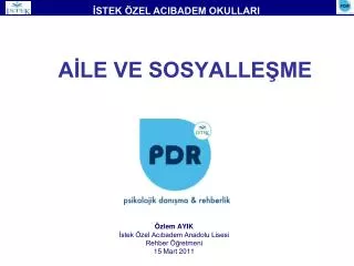 PPT - AİLE VE EĞİTİM PowerPoint Presentation, Free Download - ID:790551