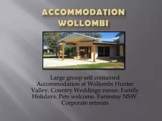 Accommodation Hunter Valley | Family holidays Hunter Valley