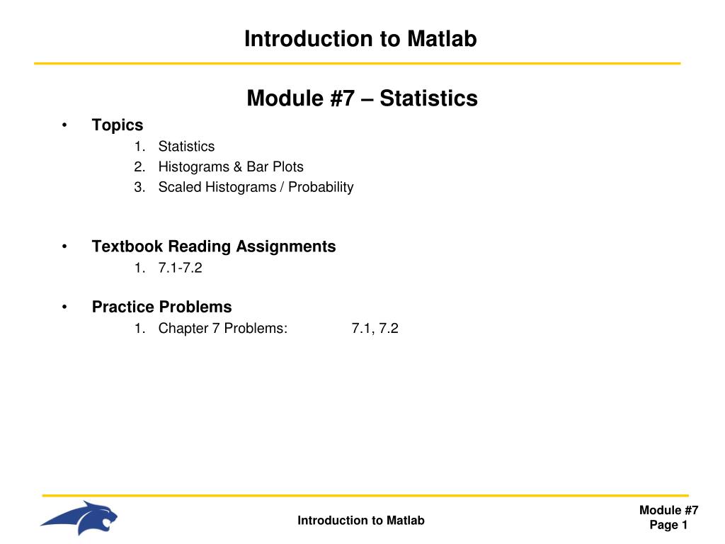 PPT - Introduction to Matlab PowerPoint Presentation, free download ...